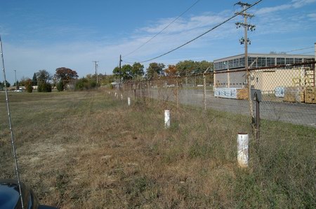 Bel Air Drive-In Theatre - Poles And Lane Markers (newer photo)